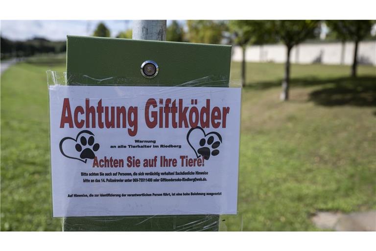 Das Landeskriminalamt spricht von dutzenden Fällen, bei denen Giftköder ausgelegt wurden. (Symbolbild)