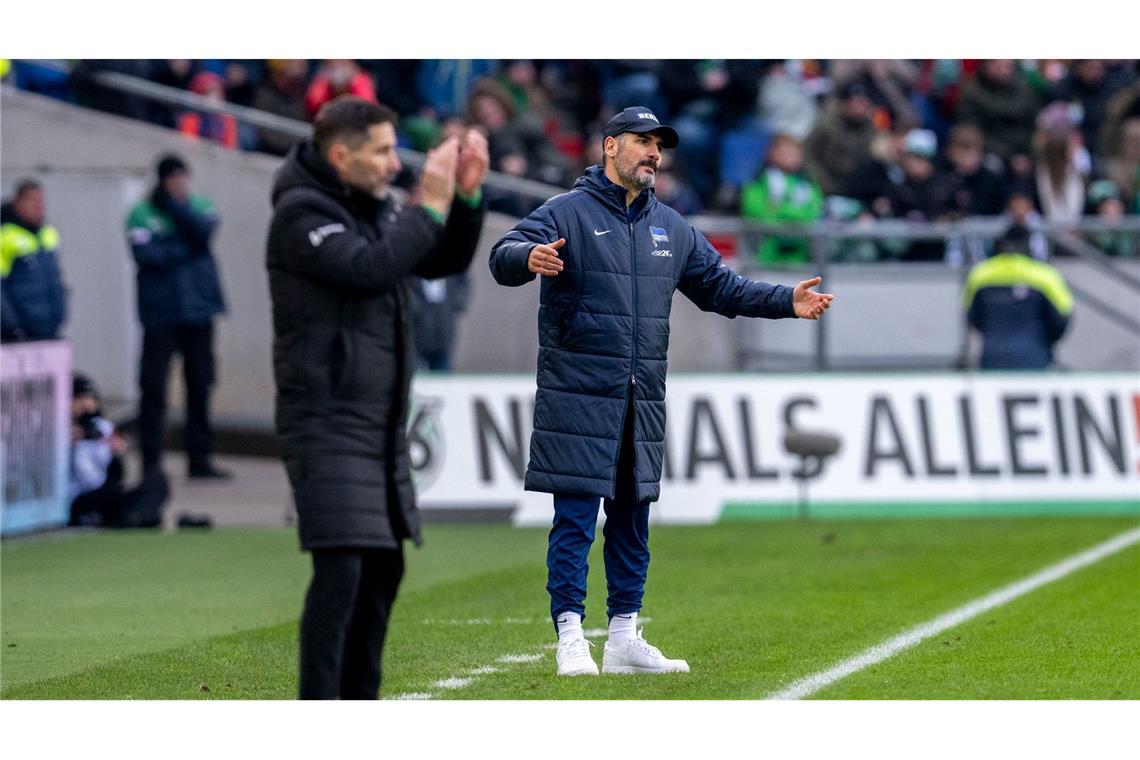 Nach Fiél-Aus: Stefan Leitl ist neuer Hertha-Trainer Das letzte Spiel von Leitl (l.) bei Hannover war ein 0:0 gegen die Hertha.