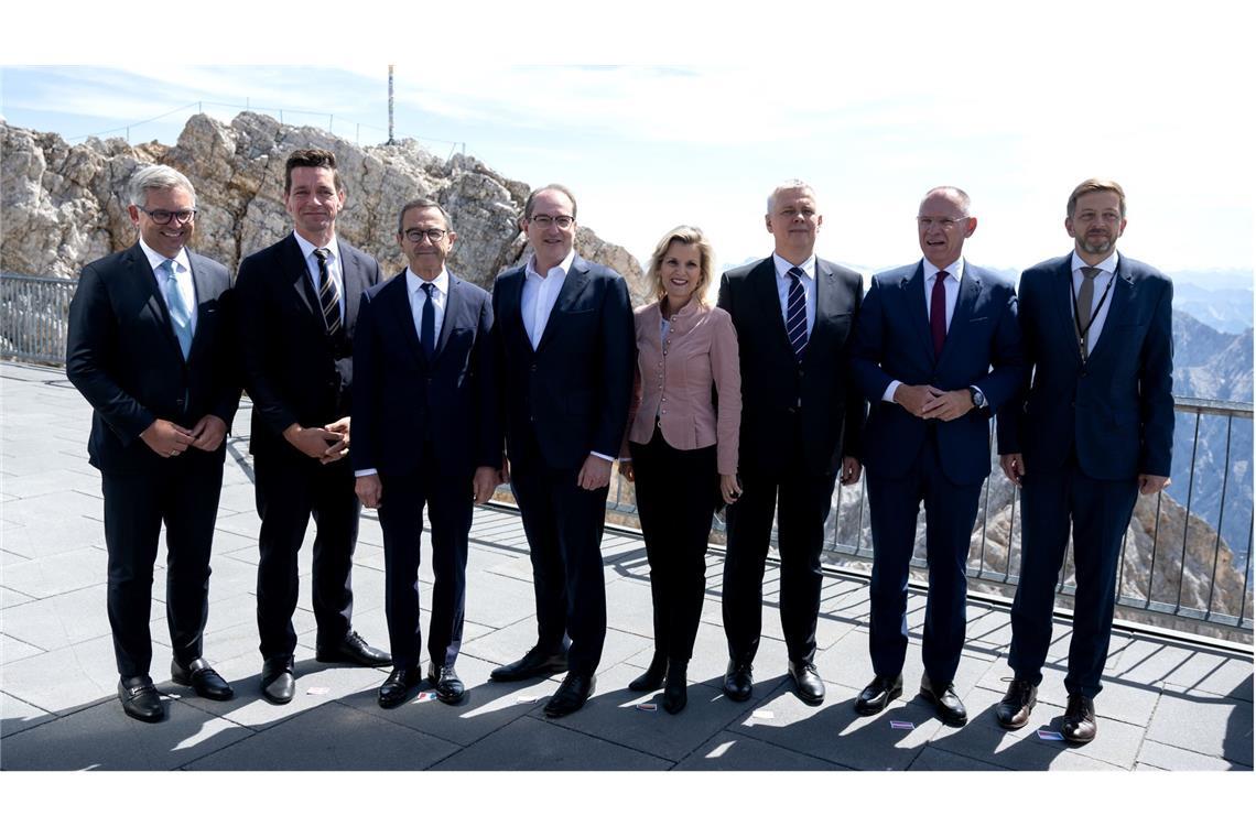 Das Migrationstreffen fand auf der Zugspitze statt.