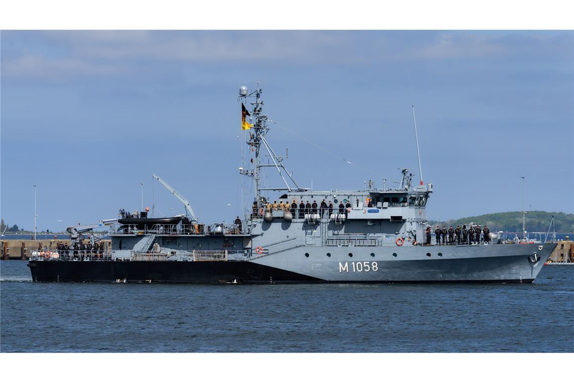 Das Minenjagdboot "Fulda" ist derzeit auf dem Weg in Richtung der Straße von Hormus. (Archivbild)