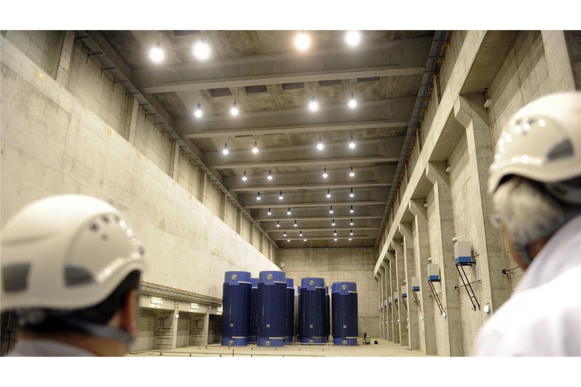 Das mit 34 Zwischenlager für Atommüll am Kernkraftwerk Philippsburg (Archivbild).