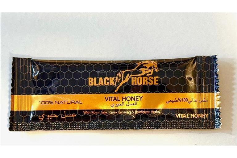 Das Mittel „Black Horse“ enthält eine hohe Dosis Taladafil.