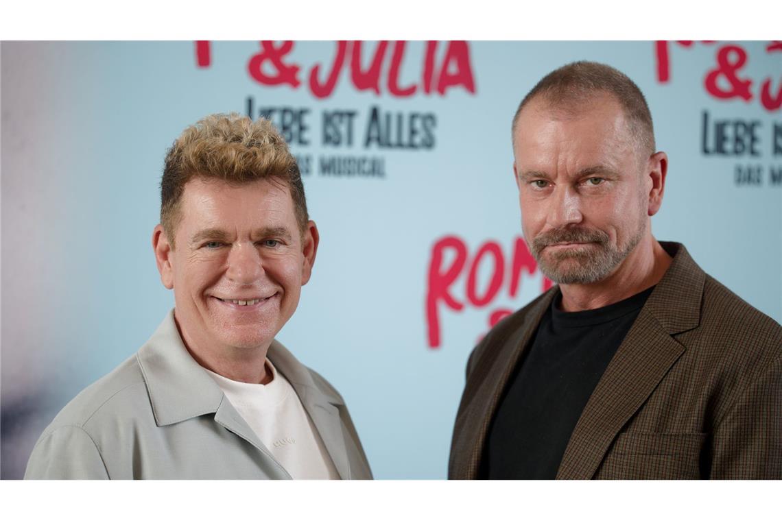 "Romeo & Julia"-Musical geht 2026 auf Tour Das Musical "Romeo & Julia – Liebe ist alles" von Peter Plate (links) und Ulf Leo Sommer geht bald auf Tournee.