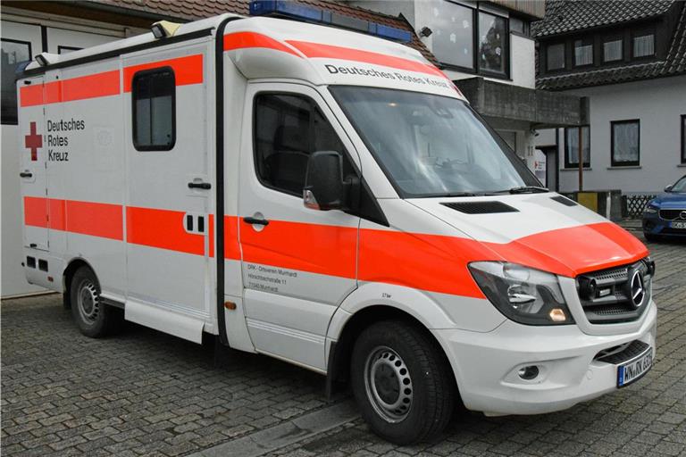 Das neue Fahrzeug steht am Standort in der Hörschbachstraße bereit. Foto: Deutsches Rotes Kreuz
