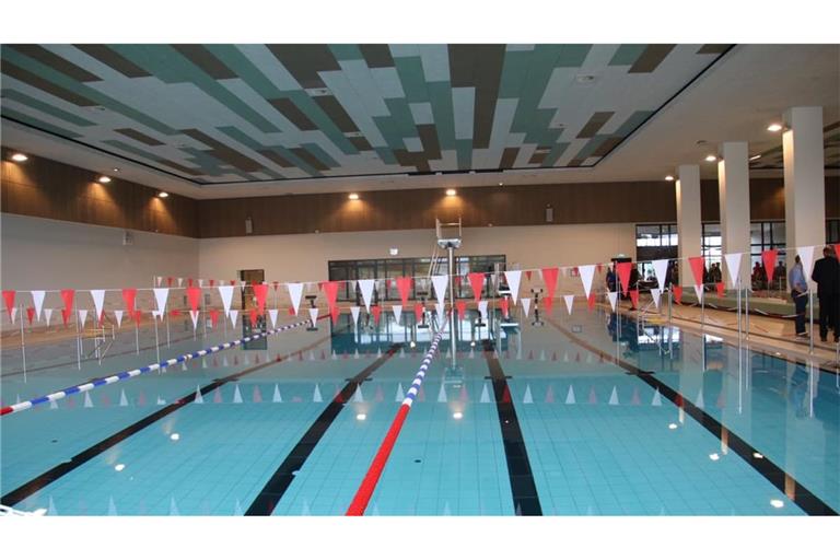 Das neue Hallenbad in Crailsheim wurde in dieser Woche eröffnet.