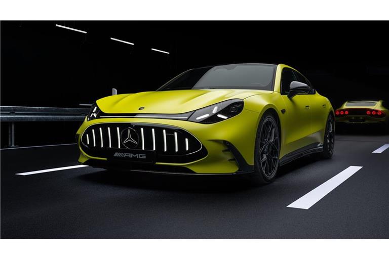 Das neue Mercedes-AMG GT 63 4-Türer Coupé ist das erste vollelektrische Serienfahrzeug der Sportwagenschmiede aus Affalterbach.