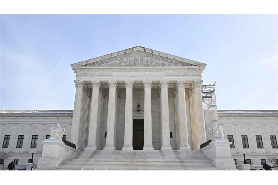 Oberstes US-Gericht setzt Abschiebung von Venezolanern aus Das Oberste Gericht in den USA – der Supreme Court (Archivbild)