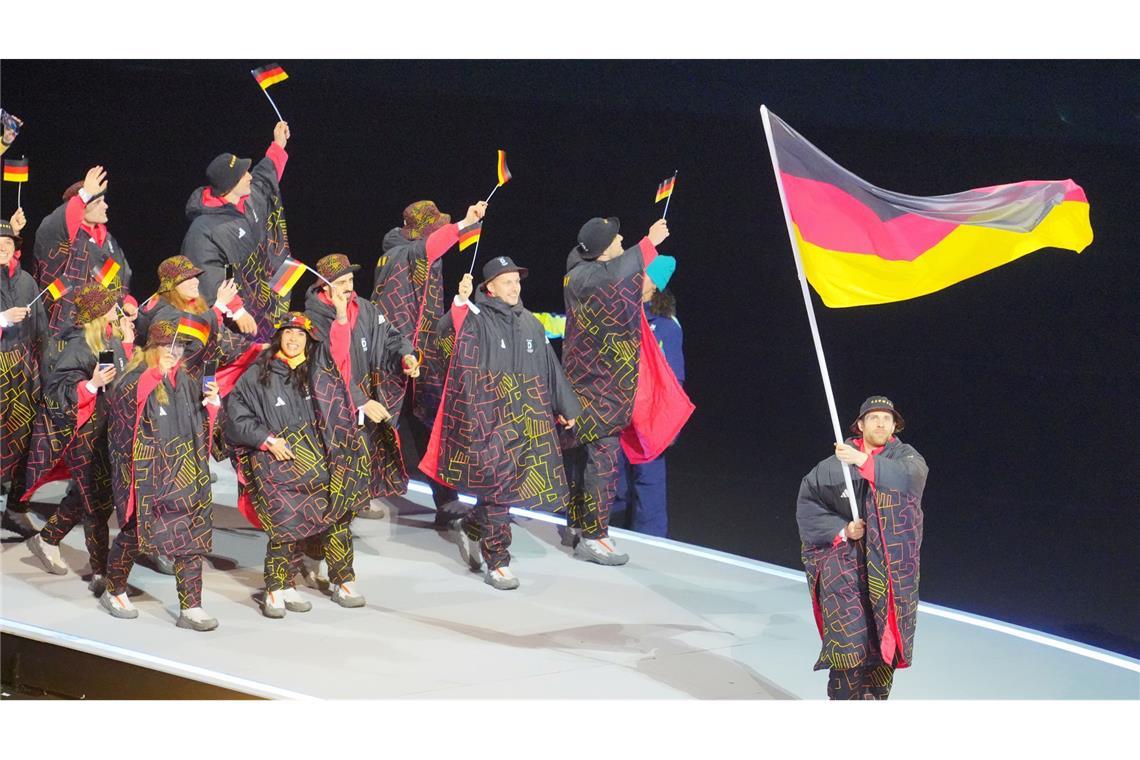 Das Outfit des deutschen Teams sorgt für Diskussionen.
