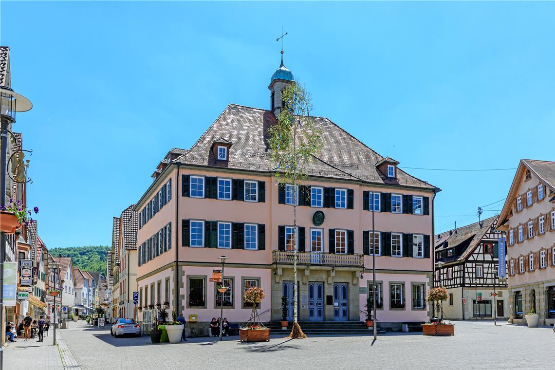 Das Rathaus ist ein stattliches Gebäude, aber auch in die Jahre gekommen. Für die Modernisierung sind bisher rund vier Millionen Euro veranschlagt. Foto: Stefan Bossow