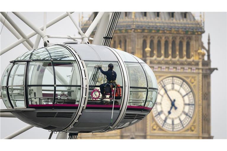 Das Riesenrad London Eye wurde vor 25 Jahren eröffnet.