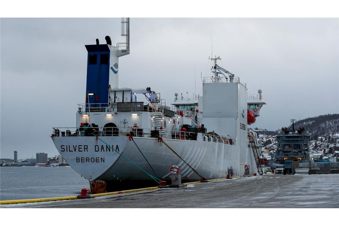 Neues Schiff nach Kabelschäden in der Ostsee unter Verdacht Das Schiff "Silver Dania" wurde für Ermittlungen in den Hafen von Tromsø gebracht.