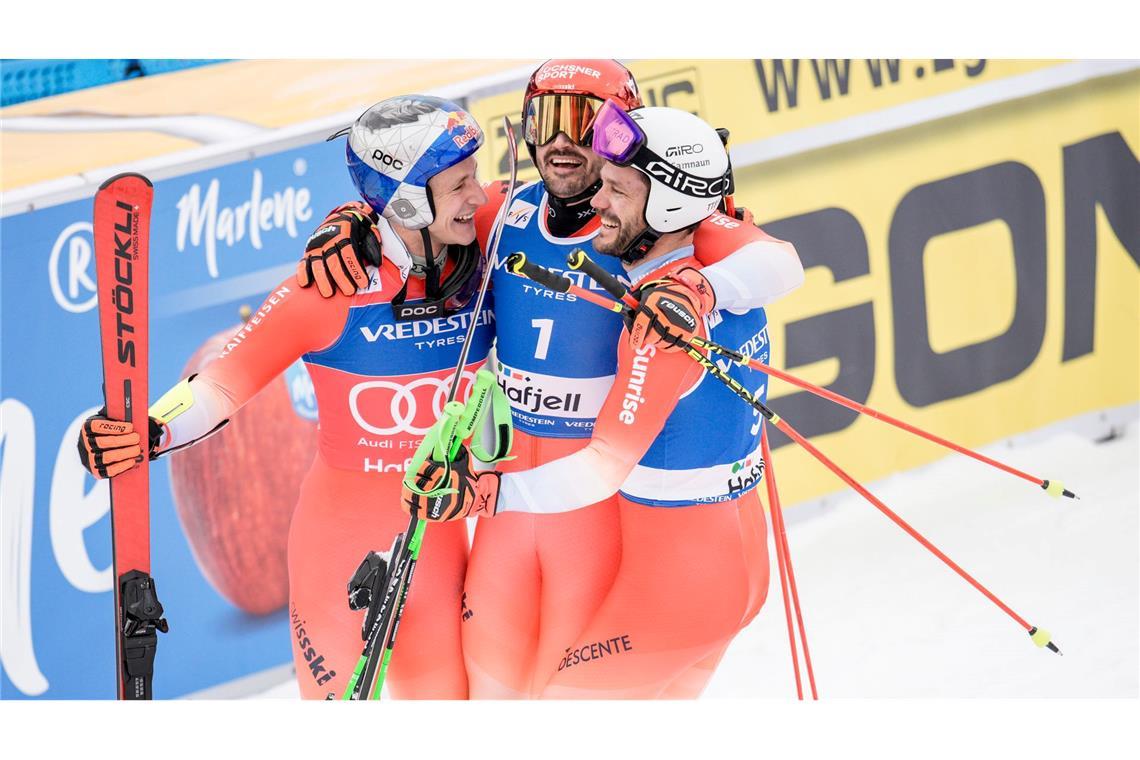 Ski-Ass Odermatt macht Triumph im Gesamtweltcup perfekt Das Schweizer Ausnahme-Skiteam feiert einen Dreifacherfolg in Norwegen.