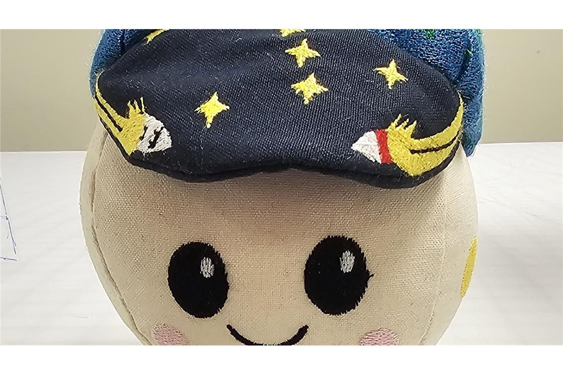 Das Schwerelosigkeits-Maskottchen "Rise" begleitet die Mission "Artemis 2".