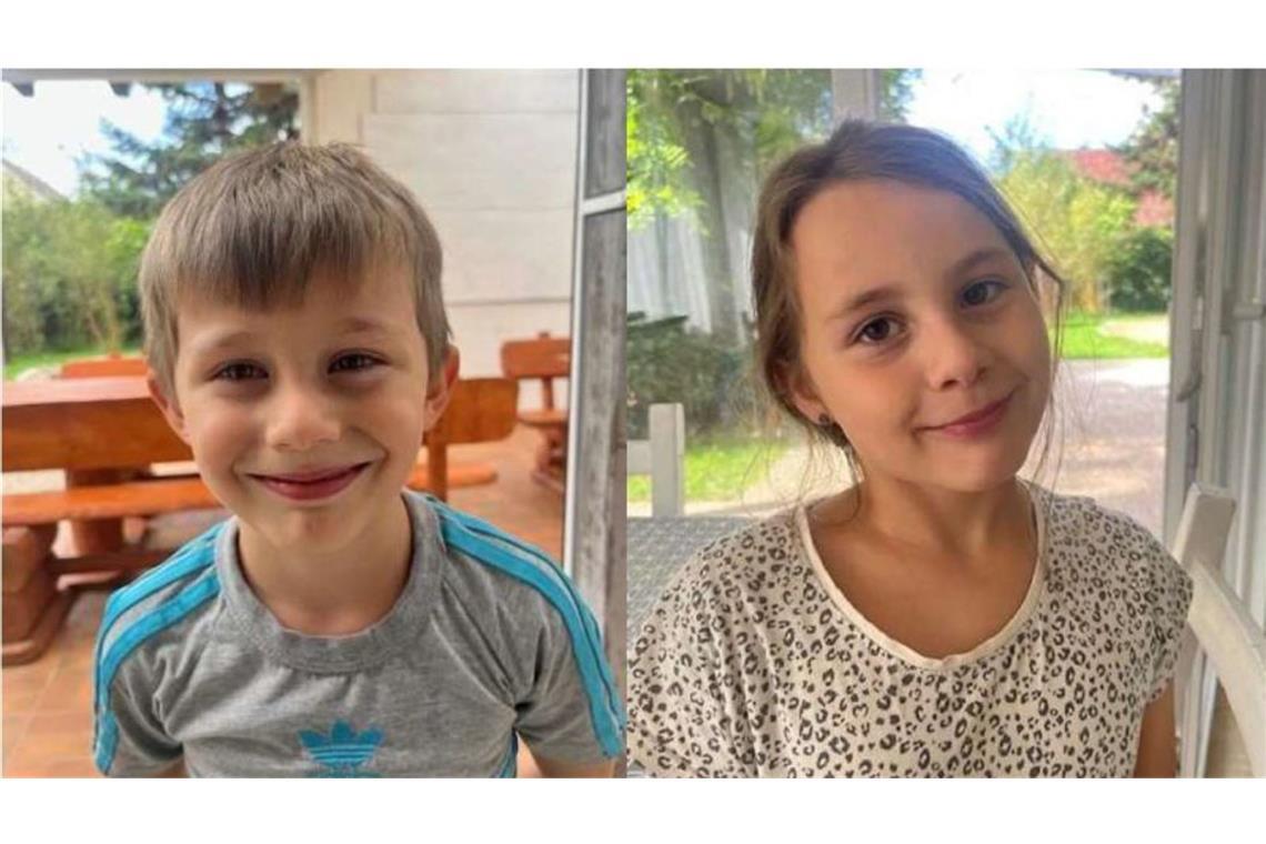 Polizei sucht mit Bild nach zwei vermissten Kindern Das siebenjährige Mädchen und der fünfjährige Junge sind seit mehr als zwei Wochen unauffindbar.