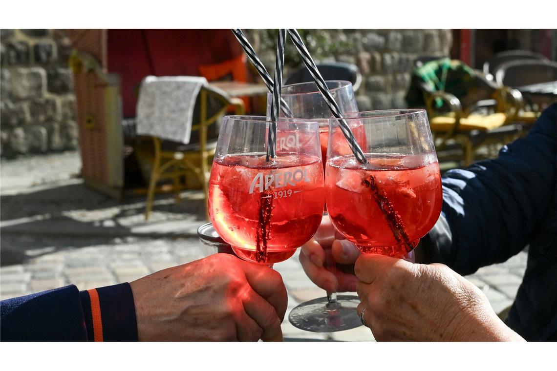 Das sonnige Wetter hilft dem ein oder anderen bei der Stimmung.