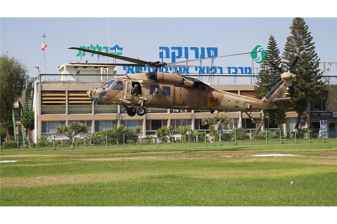 Klinik in Israel bei iranischem Angriff getroffen Das Soroka-Krankenhaus in Beerscheva.