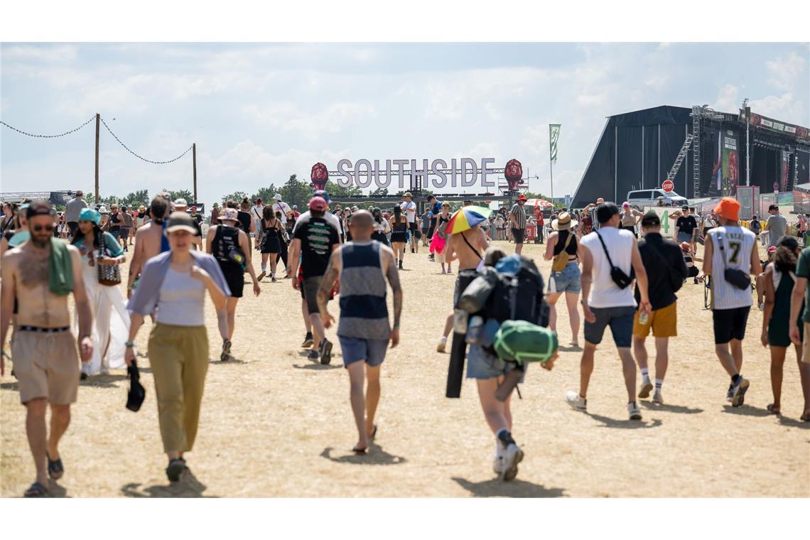 Das Southside-Festival war in vollem Gange.