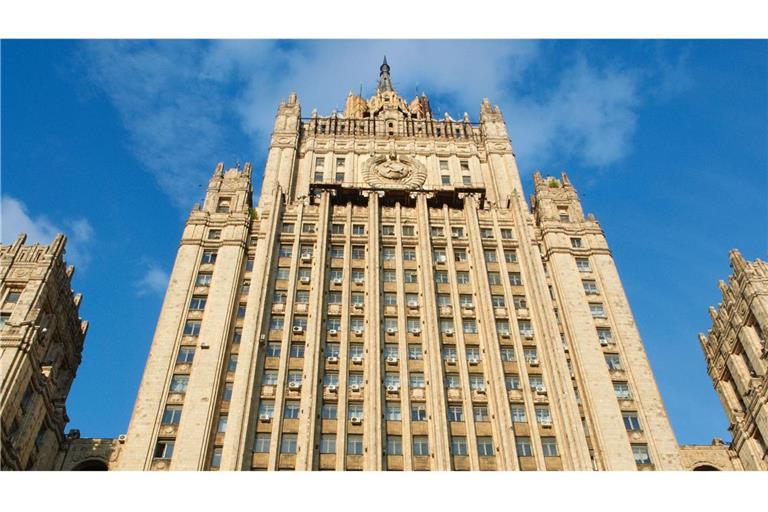 Das Stalinhochhaus, Sitz des russischen Außenministeriums.