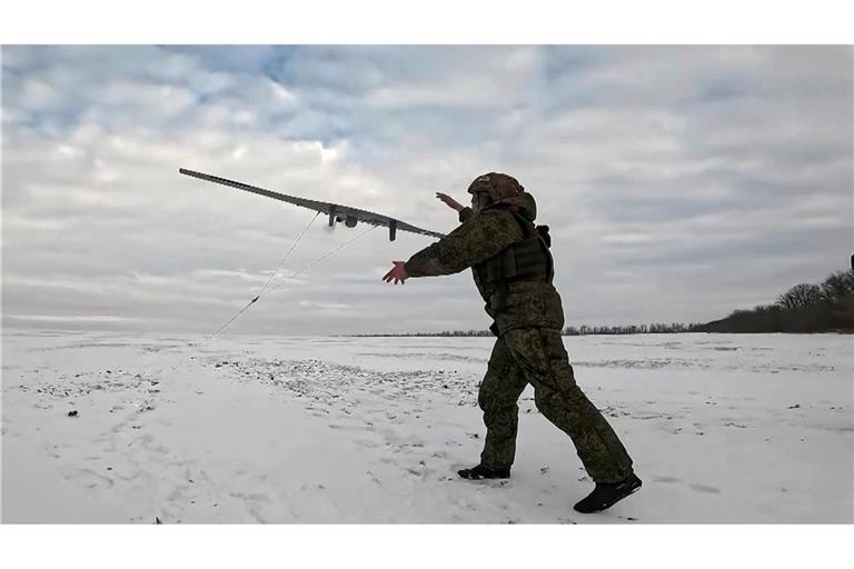 Das Starlink-System wurde intensiv von beiden Seiten für die Navigation von Drohnen genutzt. (Handout)