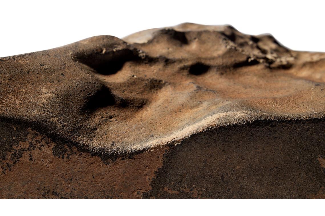 Stück vom Mars für Rekordpreis versteigert Das Stück Mars kam beim Auktionshaus Sotheby's unter den Hammer. (Handout)