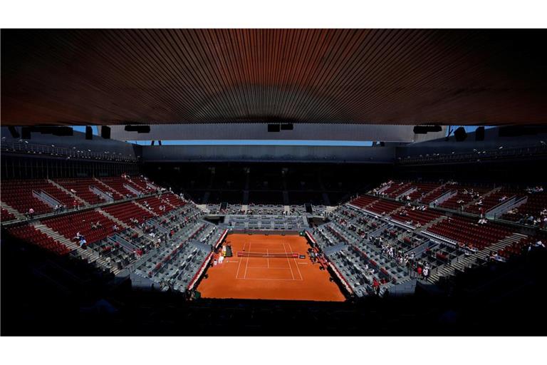 Das Tennis-Turnier in Madrid war wegen eines Stromausfalls in Spanien unterbrochen.