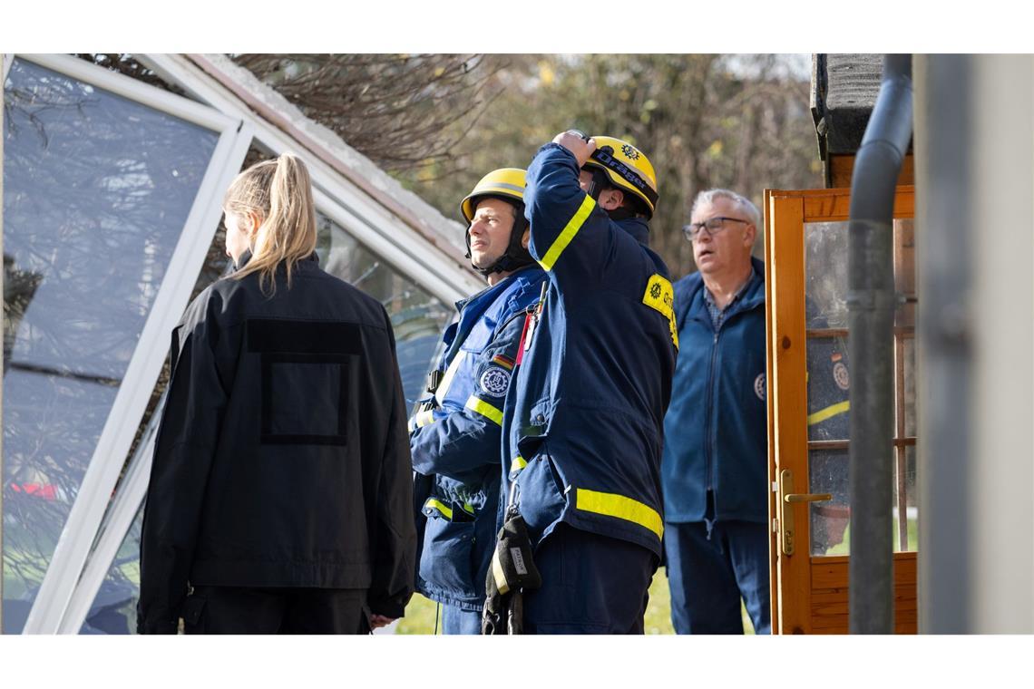 Größerer Einsatz in Worms - ein Schwerverletzter Das THW ist nach einer vermutlichen Explosion im Worms im Einsatz.