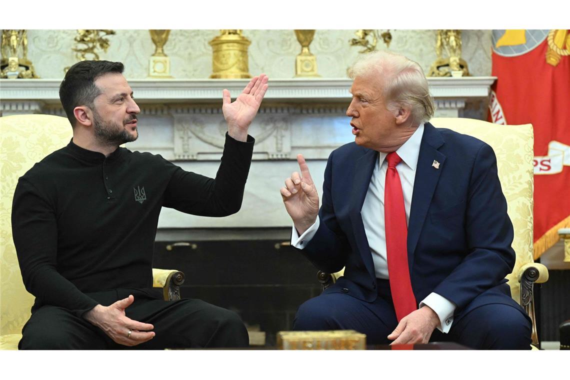 USA stoppt vorerst Militärhilfe für Ukraine Das Tischtuch zwischen US-Präsident Trump und dem ukrainischen Staatschef Selenskyj scheint spätestens seit vergangenem Freitag zerschnitten.