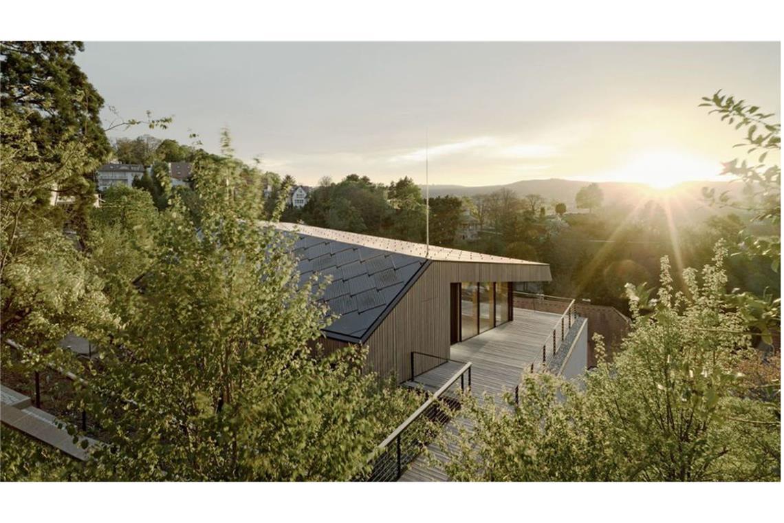 7 der besten Ideen für Wohnzimmer in Stuttgarter Architektenhäusern Das umgebaute und mehrfach preisgekrönte Energie-Plus-Wohnhaus in Stuttgart wurde von Benedikt Bosch und Katja Knaus, den ehemaligen Mitarbeitern des Bauherrn, Stefan Behnisch, entworfen.