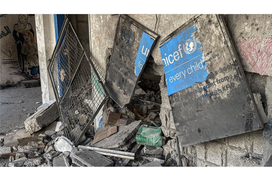 Bericht: Israels Armee bestreitet Hinrichtung von Rettern Das UN-Kinderhilfswerk weist auf die Not der Kinder und Jugendlichen im Gazastreifen hin. (Archivbild)