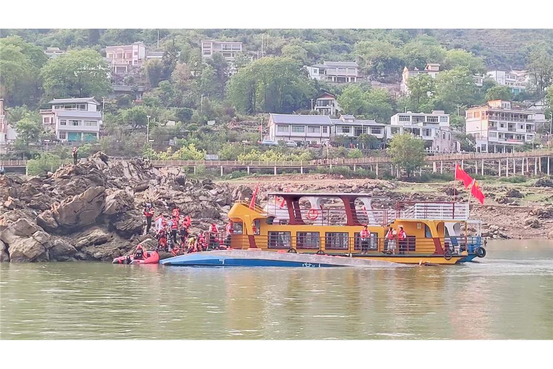 Touristenboot in China gekentert: Zehn Tote Das Unglück geschah während der Feiertage nach dem 1. Mai.