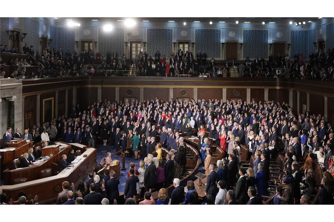 US-Repräsentantenhaus stimmt Überbrückungshaushalt zu Das US-Repräsentantenhaus hat am Dienstag einem Überbrückungshaushalt bis Ende September zugestimmt. (Archivbild)