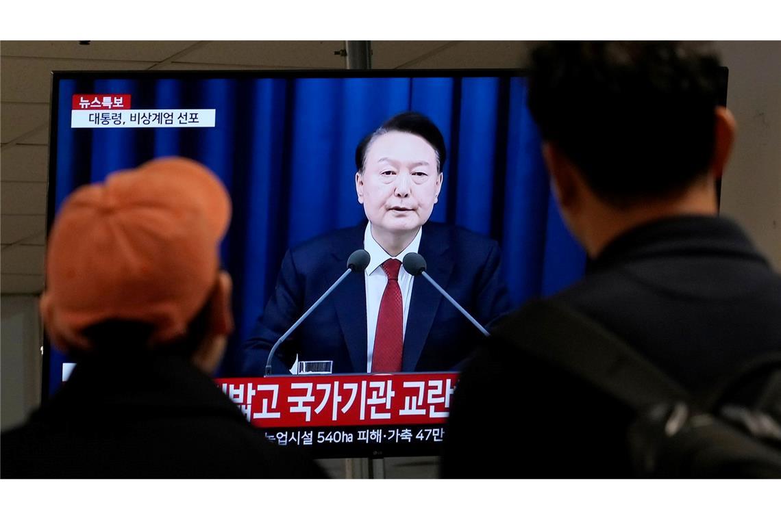Südkorea: Auch Interimspräsident Han des Amtes enthoben Das Verfassungsgericht hat am Freitag mit einer ersten Anhörung das Amtsenthebungsverfahren gegen Yoon begonnen. (Archivbild)