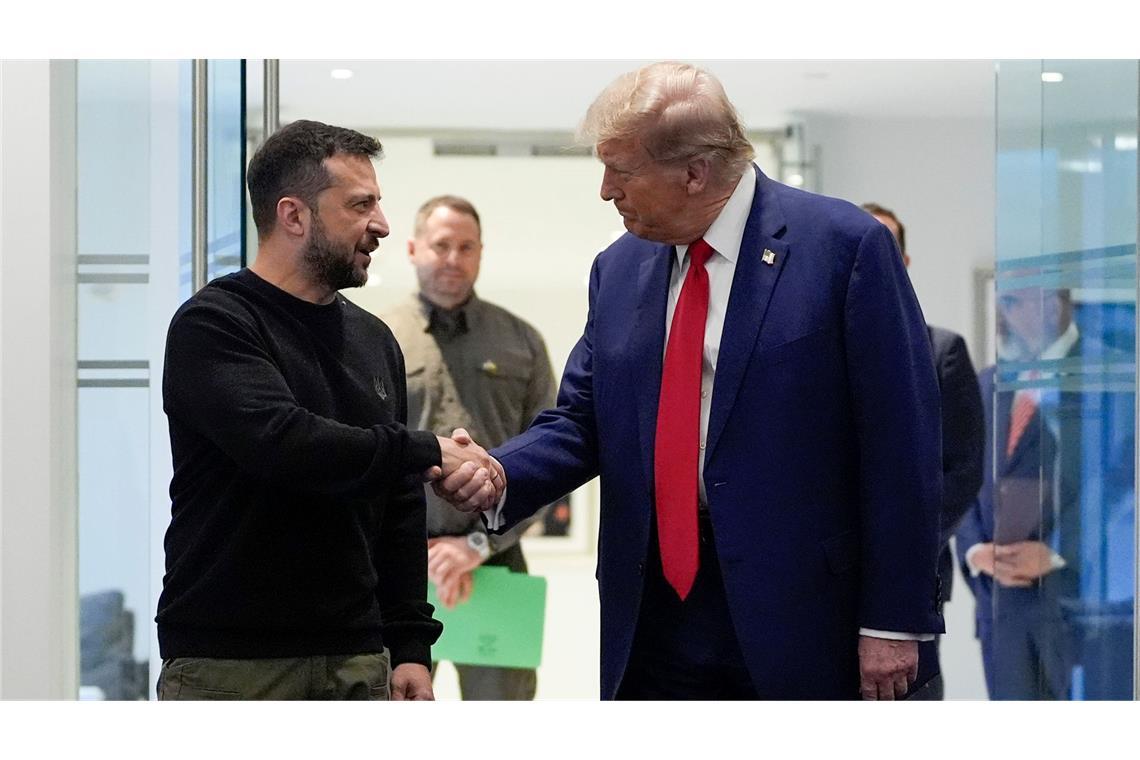 Wie ist die Lage in der Ukraine vor Trumps Amtsantritt? Das Verhältnis zwischen US-Präsident Trump und seinem ukrainischen Kollegen Selenskyj ist nicht einfach. (Archivbild)