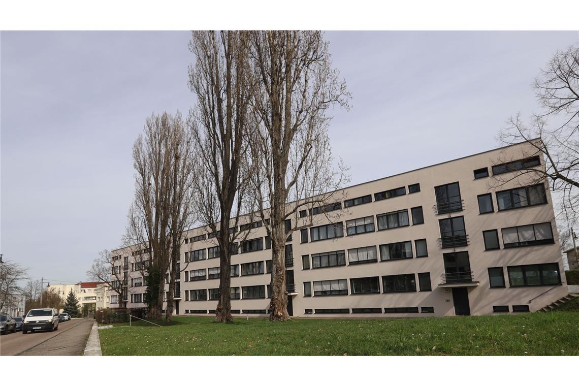 Große Auszeichnung für geplanten Bau in Stuttgarts Weissenhofsiedlung Das von Architekt Ludwig Mies van der Rohe entworfene Gebäude wurde bereits saniert vor einigen Jahrem.