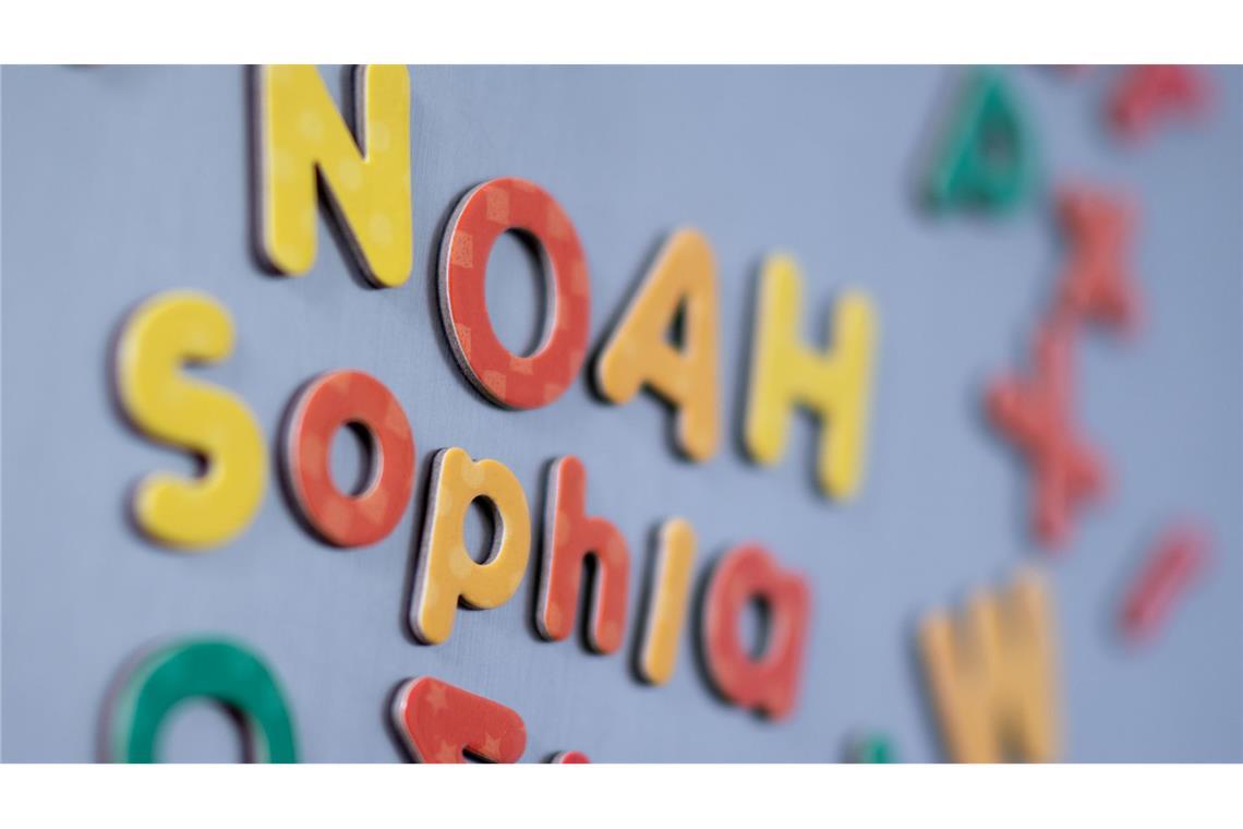 Sophia und Noah weiter Spitze bei Baby-Namensliste Das Vornamenduo Sophia und Sophie sowie Noah führen die Liste der beliebtesten Vornamen 2024 an (Symbolbild).
