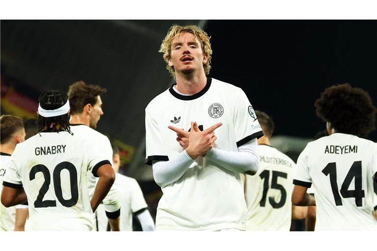 Das WM-Qualifikationsspiel gewinnt Deutschland gegen Nordirland nach einem Treffer von Nick Woltemade mit 1:0.