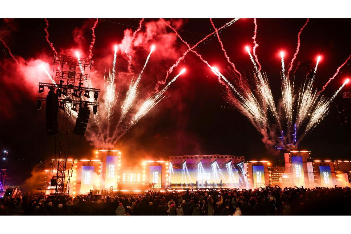 Das ZDF übertrug die Silvestershow diesmal aus Hamburg.