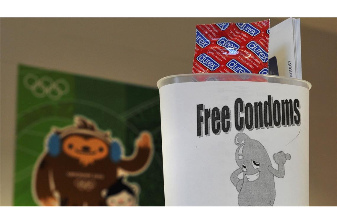 Dauerbrenner bei Olympia: Schon 2010 in Vancouver waren die Kondome im olympischen Dorf Gesprächsthema. (Archivbild)