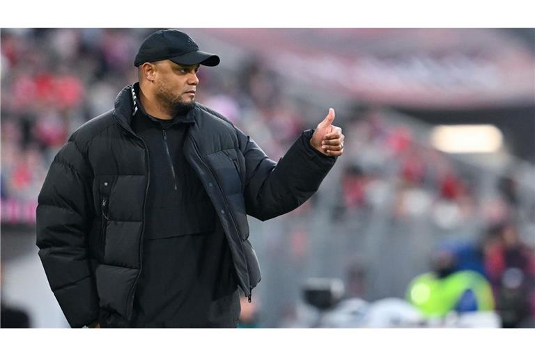 Daumen hoch: "Ich bin keine Angstperson", sagte Bayern-Coach Vincent Kompany.
