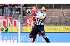 David Braig stürmte seit 2020 für die Stuttgarter Kickers.             


Foto: Pressefoto Baumann