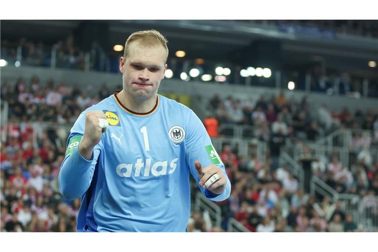 David Späth spielt im Test gegen Kroatien stark.