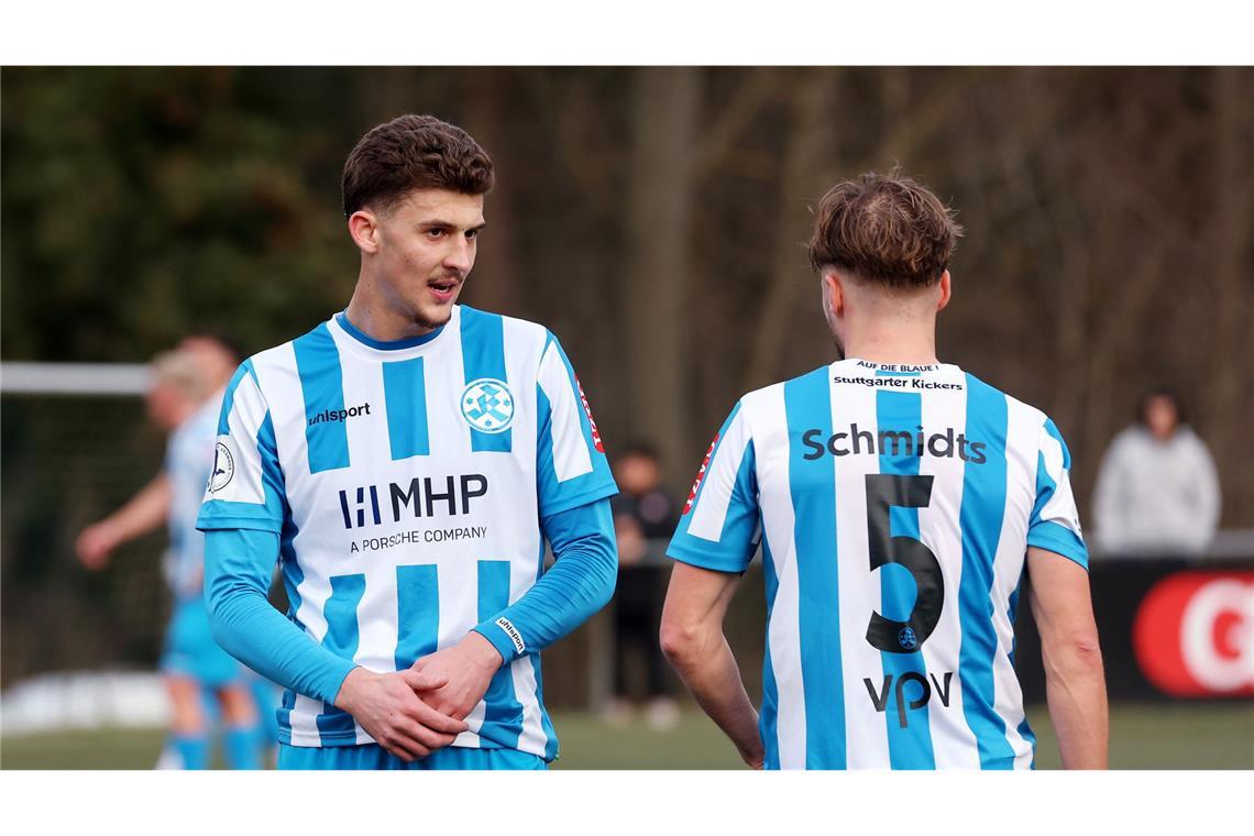 Marco Wildersinn: „Viele Erkenntnisse, aber keine guten“ David Stojak erzielte den einzigen Kickers-Treffer.