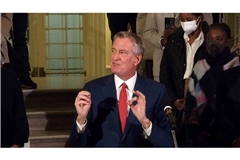 De Blasio stellte auf X klar, er unterstütze Mamdani und dessen Vision. (Archivbild)