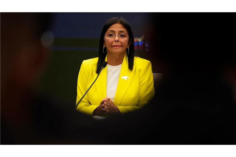Delcy Rodríguez ist die Vizepräsidentin von Venezuela. (Archivbild)