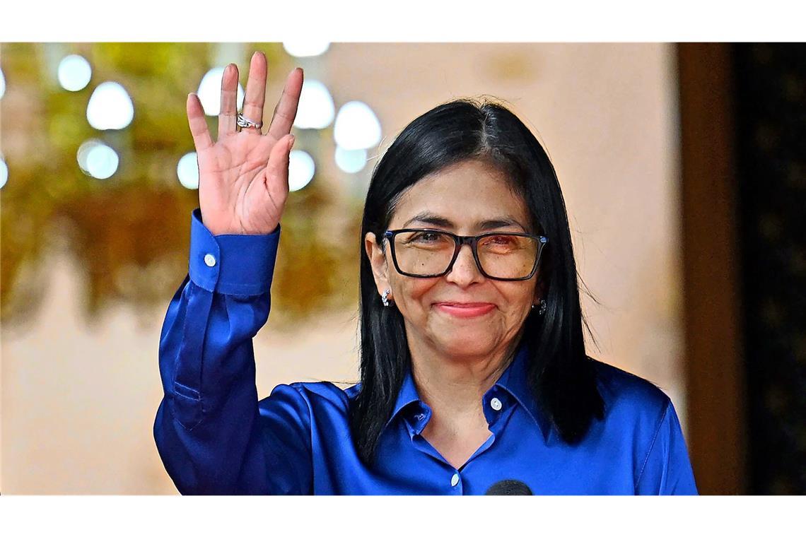 Delcy Rodríguez war Ex-Machthaber Nicolás Maduro  treu ergeben.