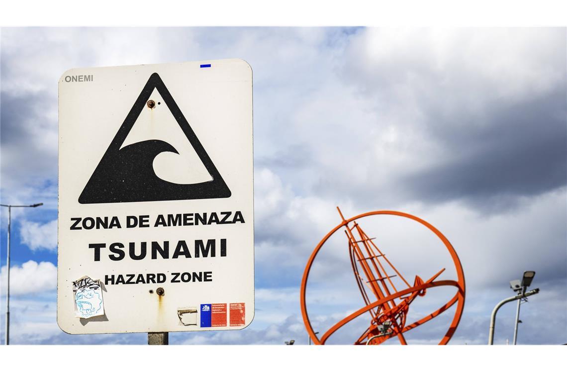 Starkes Erdbeben südlich von Südamerika – Tsunami-Gefahr Dem US-amerikanischen Tsunami-Warnzentrum zufolge besteht aufgrund des Erdbebens Tsunami-Gefahr. (Symbolfoto)