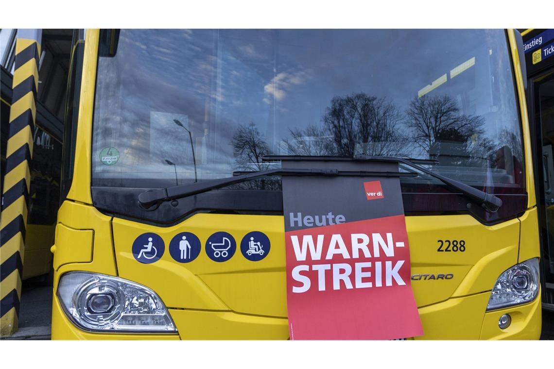 Demnächst droht wieder tageweise Stillstand bei den Nahverkehrsunternehmen im Land.