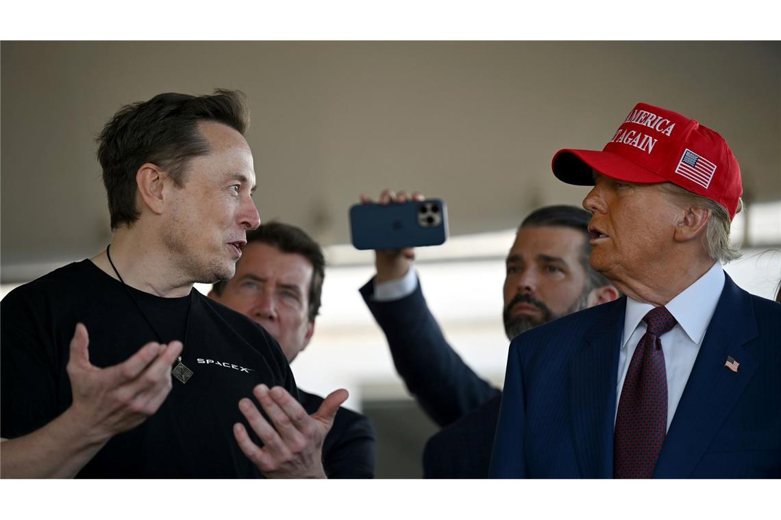 Trump stiftet Chaos: Regierungs-"Shutdown" droht Demokraten fragen angesichts des Blockade-Manövers zum Haushalt spöttisch, wer das Sagen bei den Republikanern hat: Donald Trump oder Elon Musk? (Archivbild)
