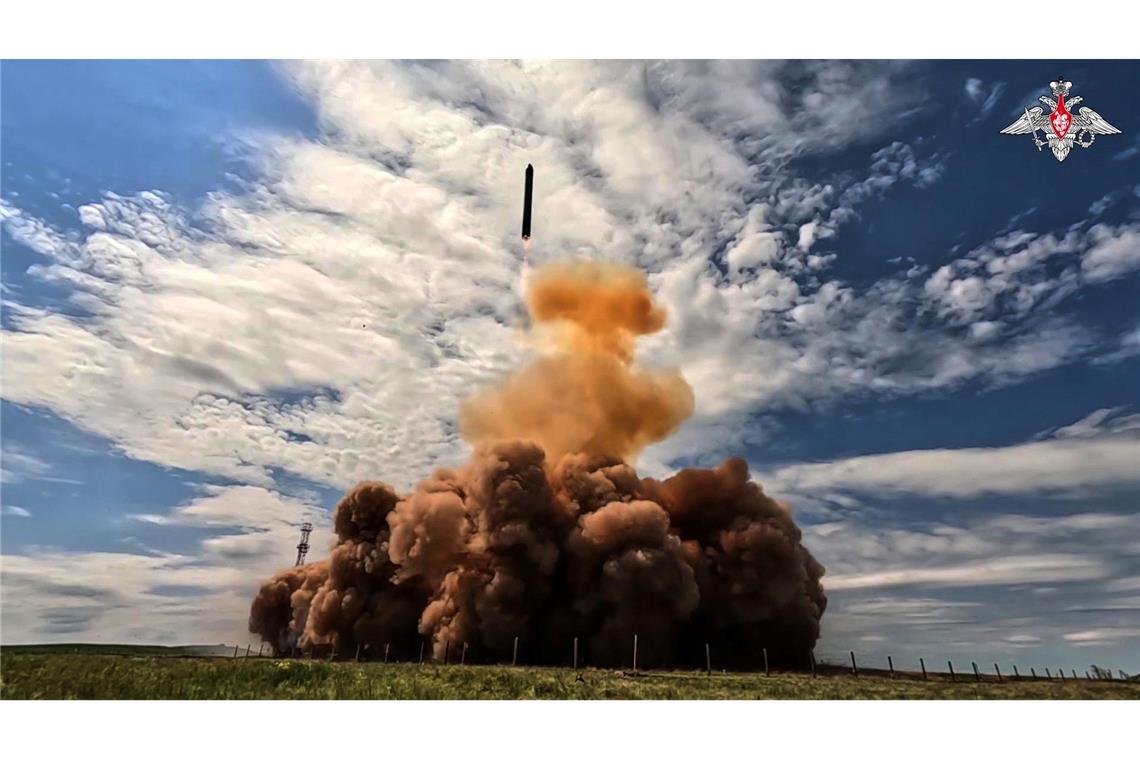 Demonstrativ testete Russland eine neue Atomrakete.