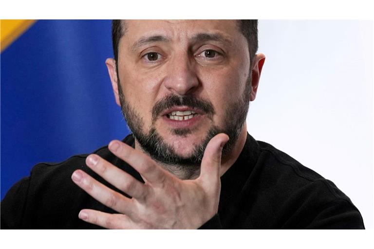Den bisherigen Absagen zum Trotz: Der ukrainische Präsident Selenskyj beharrt weiter auf US-amerikanischen Sicherheitsgarantien für sein Land. (Archivbild)